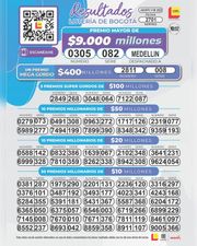 Seco Bogotá 2701, lotería de colombia, ultimo sorteo de la lotería lotería de Bogotá, secos en linea, premios y secos de la lotería de Bogotá