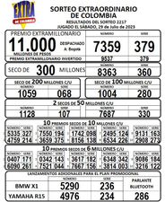 Seco Extra de Colombia 2217